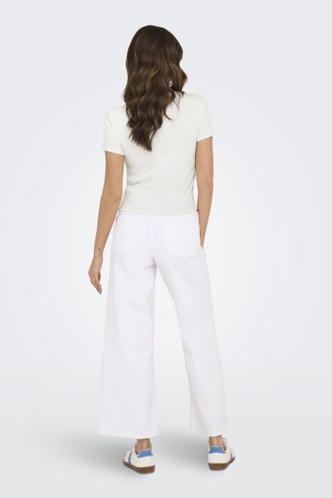 Only onldaniella s/s rib top cs jrs